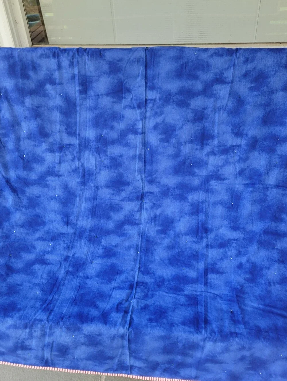Handmade Quilt Lap Blanket Winter Scenes Blanket Red & Blue 46